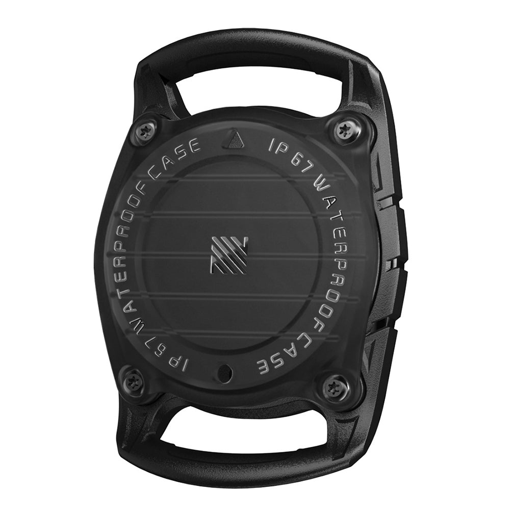 IP67 Waterproof Case for AirTag Bluetooth Tracker TPU+PC Full Body Protective Cover - Black IP67 Waterproof Case for AirTag Bluetooth Tracker TPU+PC Full Body Protective Cover - Black